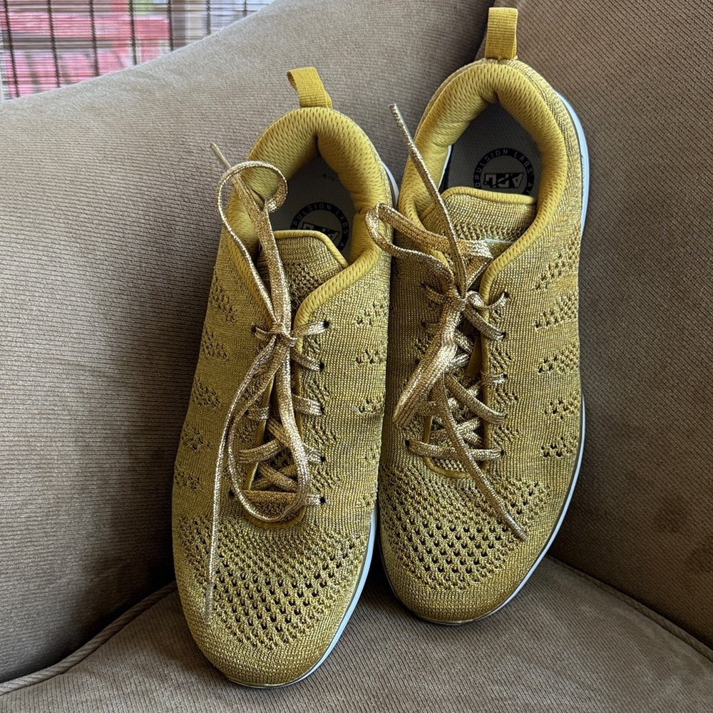 APL Women's Sneakers in Mustard Yellow